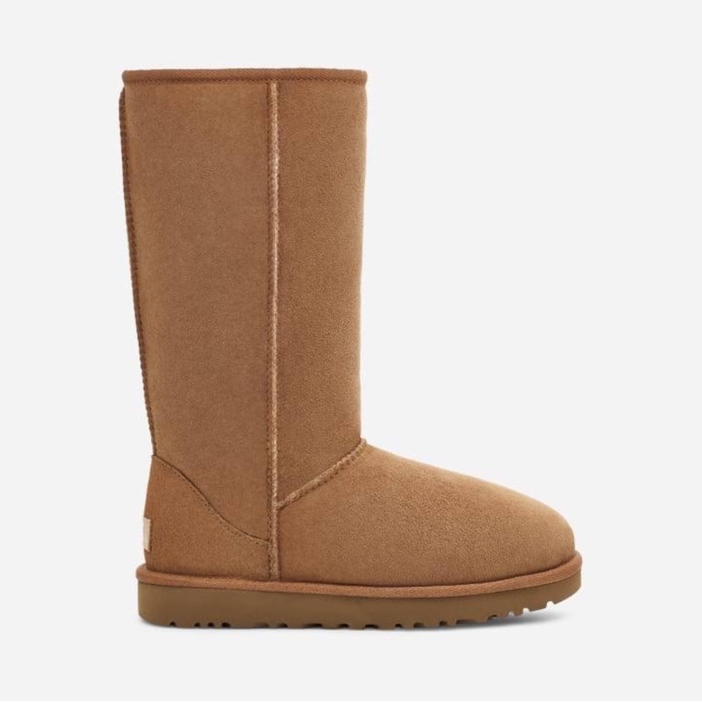 New in box tall chestnut Ugg boot size 8